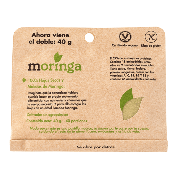 Moringa en polvo (40g) Dulzura natural