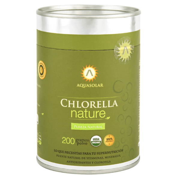 Chlorella Orgánica Polvo (200g) Aquasolar