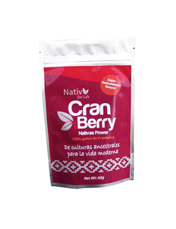 Cranberry en polvo (60g) Nativ For Life