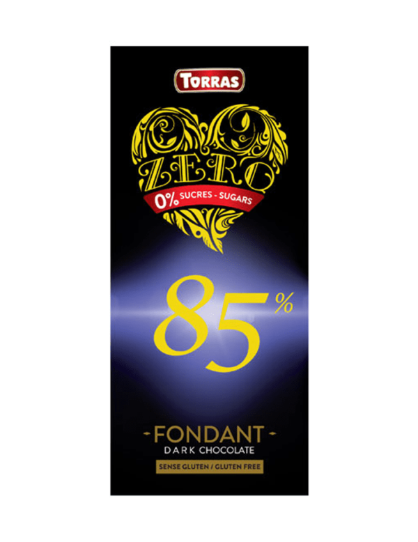 Barra de Chocolate 85% cacao (100g) Torras