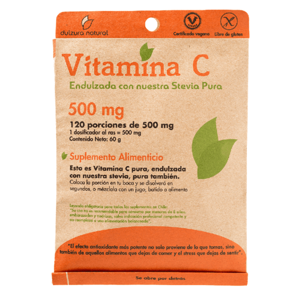 Vitamina C (120 porciones x 500 mg) Dulzura natural