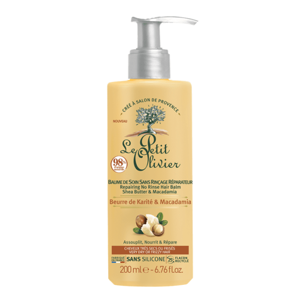 Crema para peinar cabello rizado o seco (200 ml) Le Petit Olivier