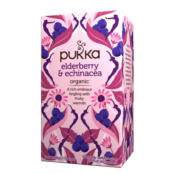 Infusión Elderberry & Echinacea (20B) Pukka