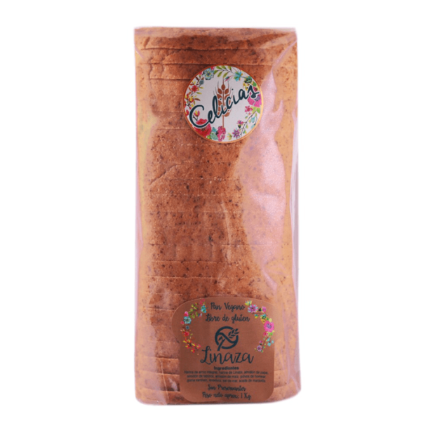 Pan de Linaza sin gluten (1Kg) Celicias