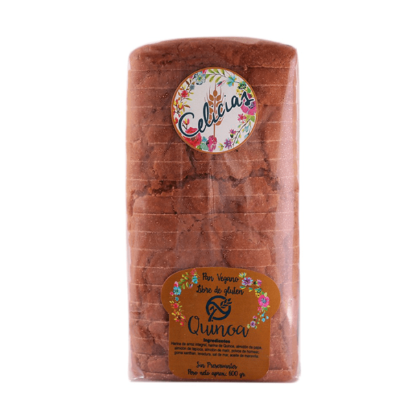 Pan de Quínoa sin gluten (600g) Celicias