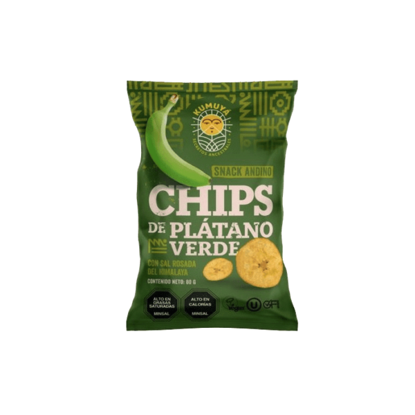 Chips de Plátano Verde (80g) Kumuyá