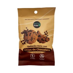 Galletón keto con chips de chocolate (58g) Ketofree