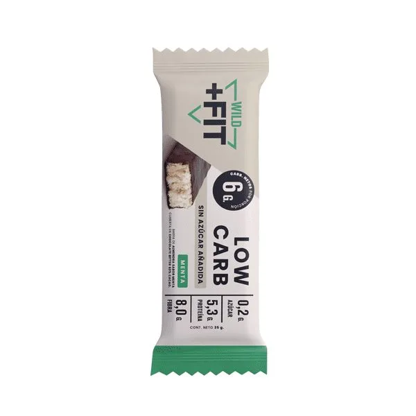 Barra Low Carb Almendra Menta (35g) Wild Foods