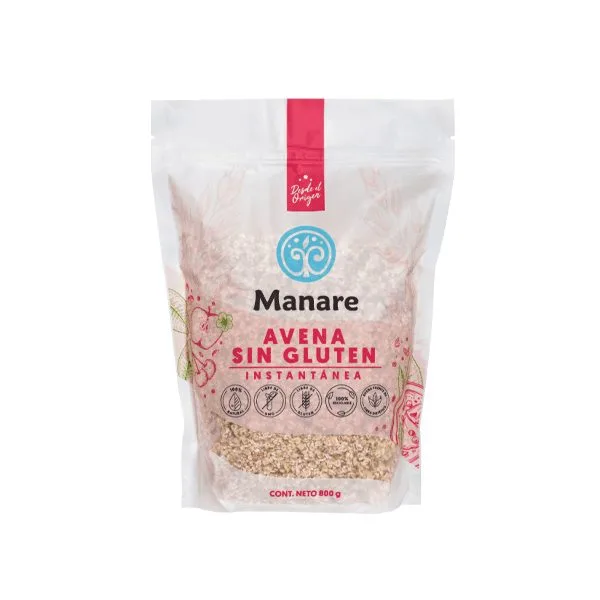 Avena instantánea sin gluten (800g) Manare