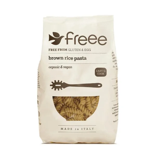 Fusilli de Arroz Integral Sin Gluten (500g) Freee