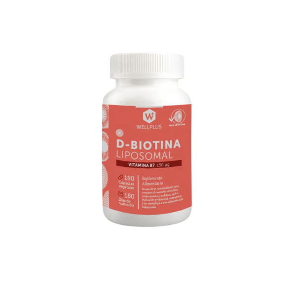 D-Biotina Liposomal (180Cap) Wellplus