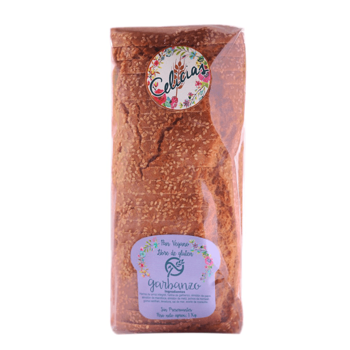 Pan de Garbanzo sin gluten (1Kg) Celicias