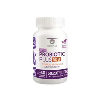 Probiótico Plus 50 Billones (60Cap) Wellplus