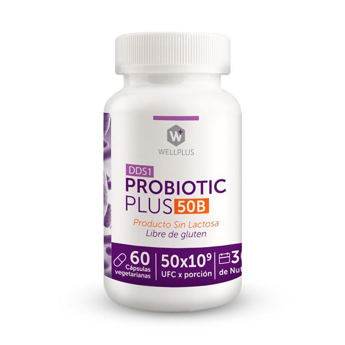 Probiótico Plus 50 Billones (60Cap) Wellplus