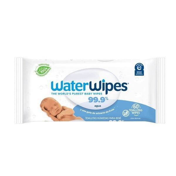 Toallitas húmedas (60u) WaterWipes
