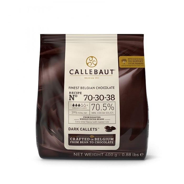 Chips de chocolate amargo (400g) Callebaut