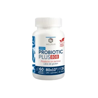 Probiótico Plus 80 Billones (60Cap) Wellplus