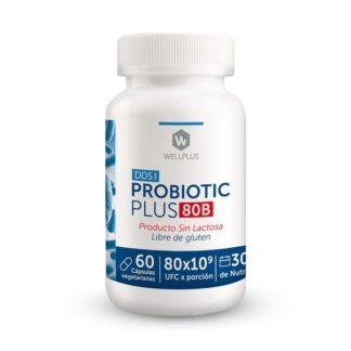 Probiótico Plus 80 Billones (60Cap) Wellplus