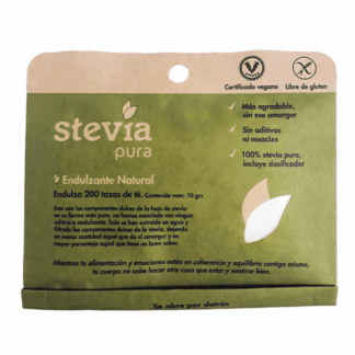 Stevia en polvo pura (10g endulza 200 tazas) Dulzura natural