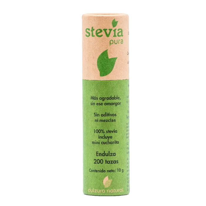 Stevia en polvo pura (10g endulza 200 tazas) Dulzura natural