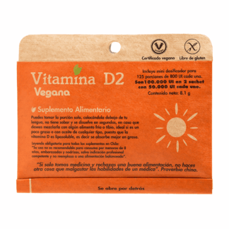 Vitamina D2 (100 porciones) Dulzura natural