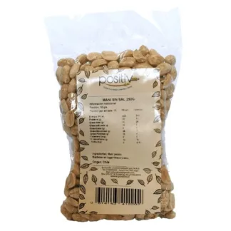 Maní tostado sin sal (250grs) Positiv