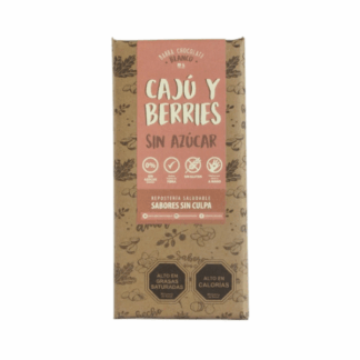 Chocolate Cajú y Berries (40g) Sabores Sin Culpa