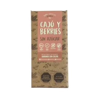 Chocolate Cajú y Berries (40g) Sabores Sin Culpa