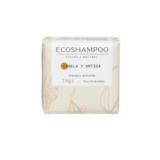 Shampoo en barra Canela y Ortiga (80g) ECOSHAMPOO