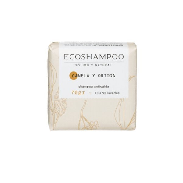 Shampoo en barra Canela y Ortiga (80g) ECOSHAMPOO