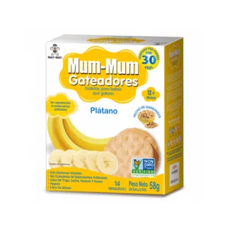 Galletas de Arroz Plátano (58g) Baby Mum-Mum
