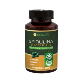 Spirulina Orgánica en Tabletas (360T) Aquasolar