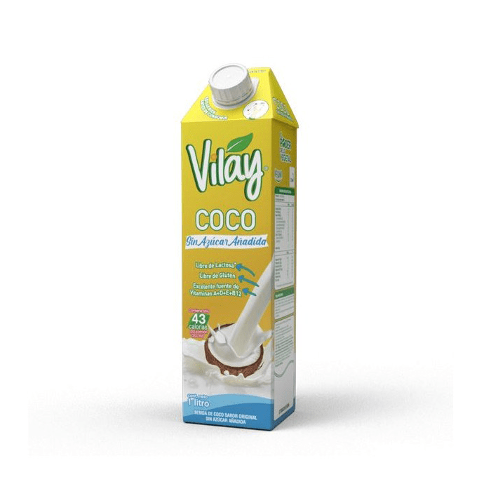 Bebida vegetal de coco sin azúcar (1L) Vilay