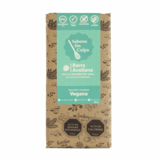 Chocolate Avellanas (80g) Sabores Sin Culpa