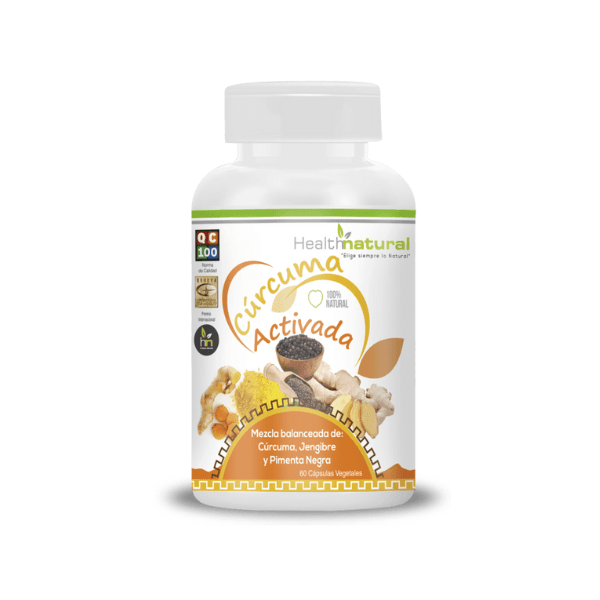 Cúrcuma Activada 500mg (60Cap) Health Natural