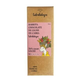 Barra de Chocolate leche de cabra (30g) Cabritalegre
