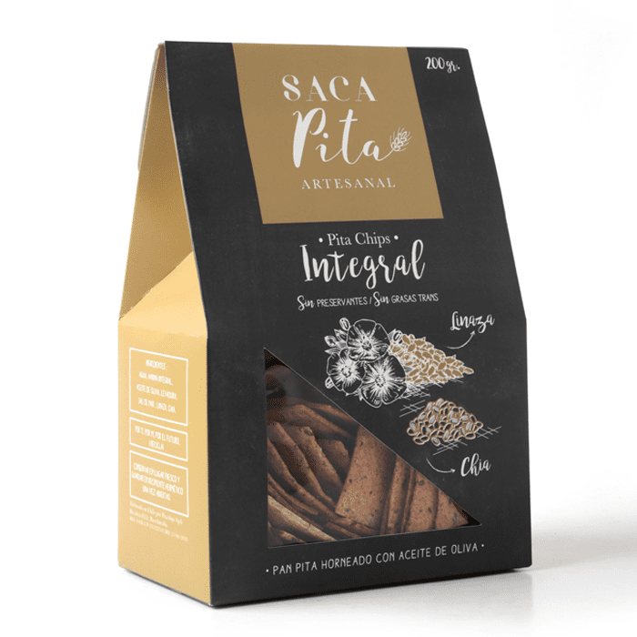 Pita Chips Integral (200g) Sacapita