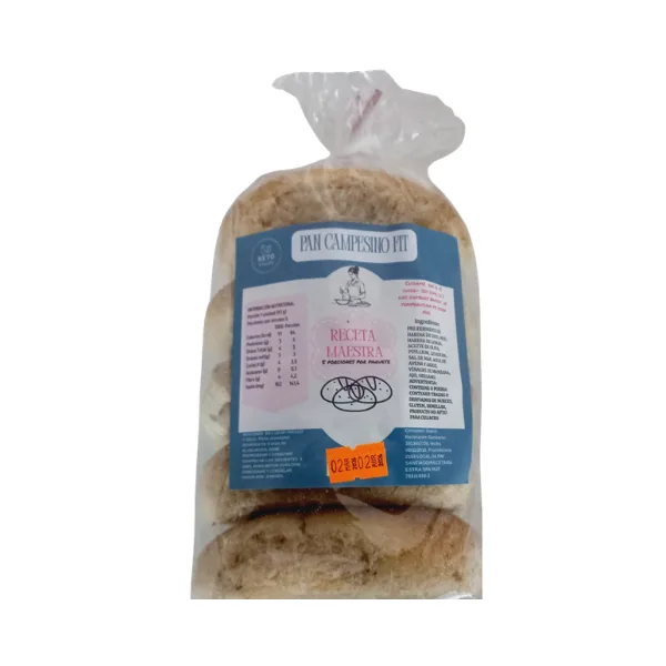 Pan Campesino Fit (5u) Receta Maestra