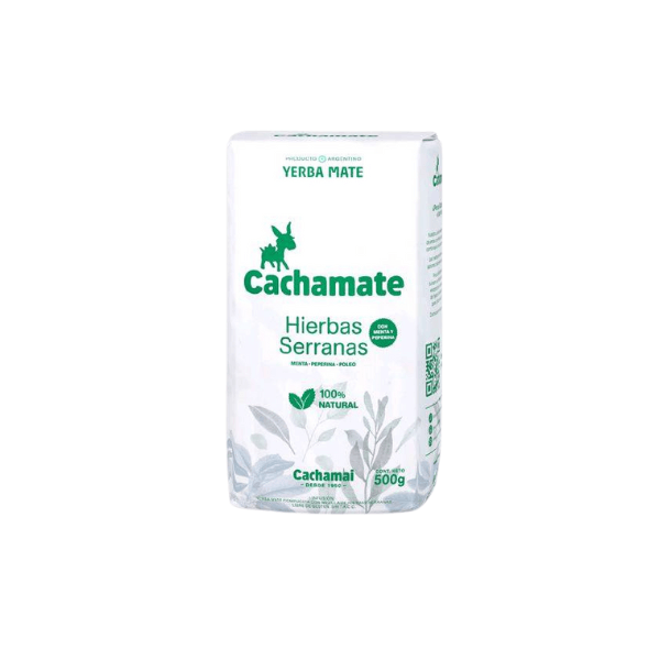 Yerba mate hierbas serranas (500g) Cachamate