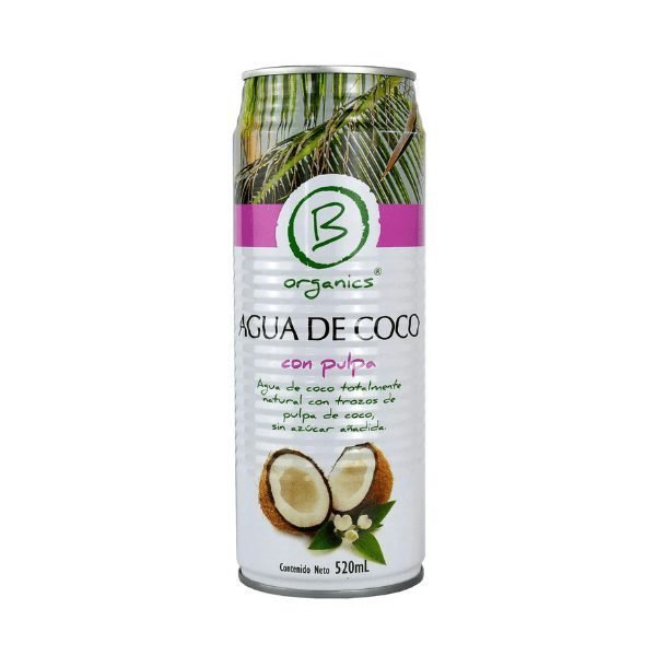 Agua de Coco Con Pulpa (520ml) B Organics