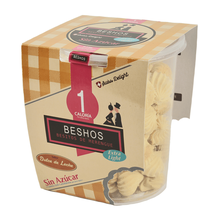 Merenguitos dulce de leche sin azúcar (45g) Beshos