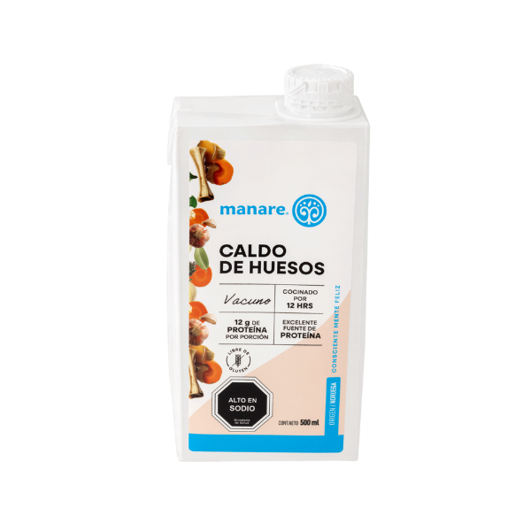 Caldo de hueso de vacuno (500ml) Manare
