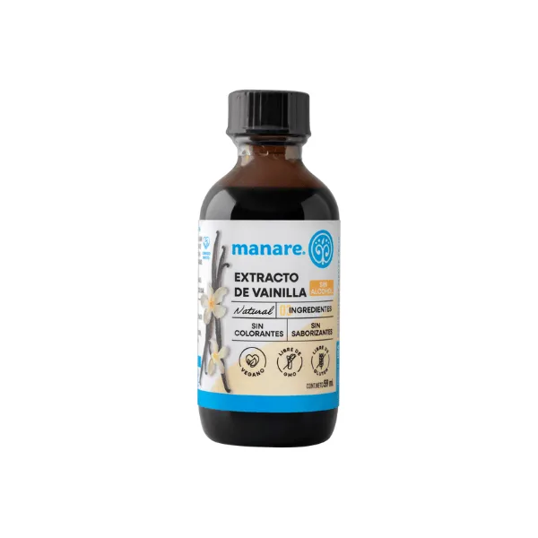 Extracto de vainilla sin alcohol (59ml) Manare