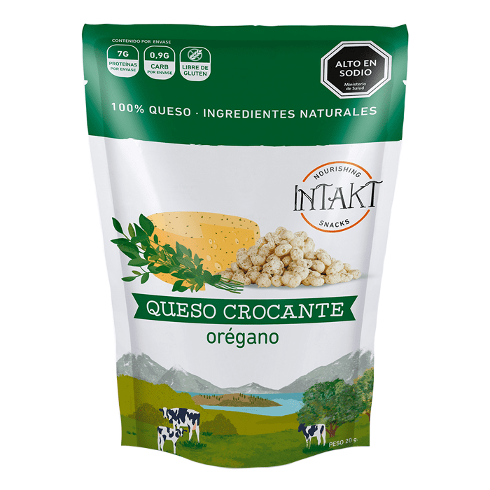 Queso crocante orégano (20g) Intakt