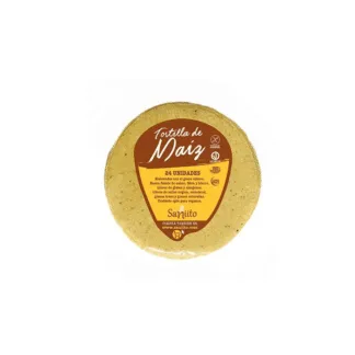 Mini tortillas de maíz sin gluten (24u) Saniito