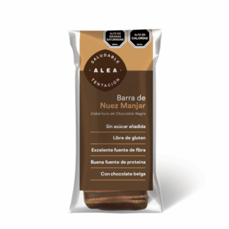 Barra nuez manjar chocolate (60g) Alea