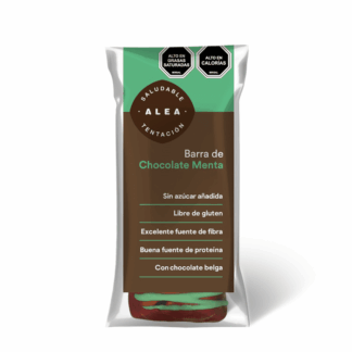 Barra chocolate menta (60g) Alea