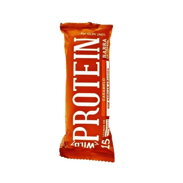 Barra de proteína Caramelo (45g) Wild Foods
