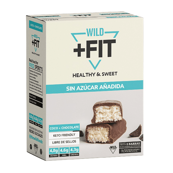 Barra Fit Coco Chocolate (5x45g) Wild Foods