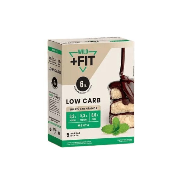 Caja Barra Low Carb Almendra Menta (5ux35gc/u) Wild Foods